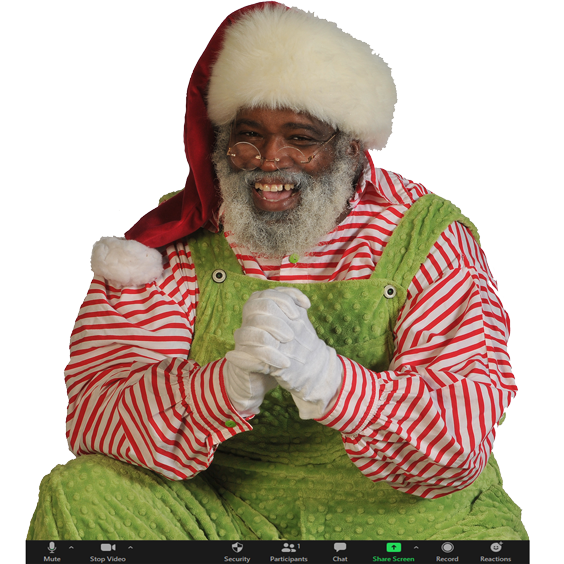 VIrtual Black Santa 