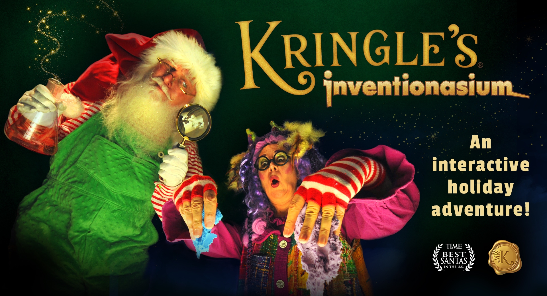 Invent with Santa Claus at Kringle's® Inventionasium Experience
