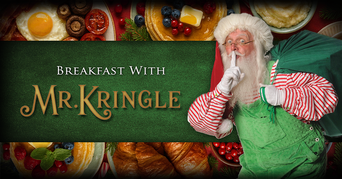 Meet Santa and his elves at Breakfast With Mr. Kringle, in Cleveland, Ohio. 